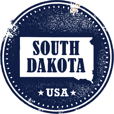 South Dakota USA emblem